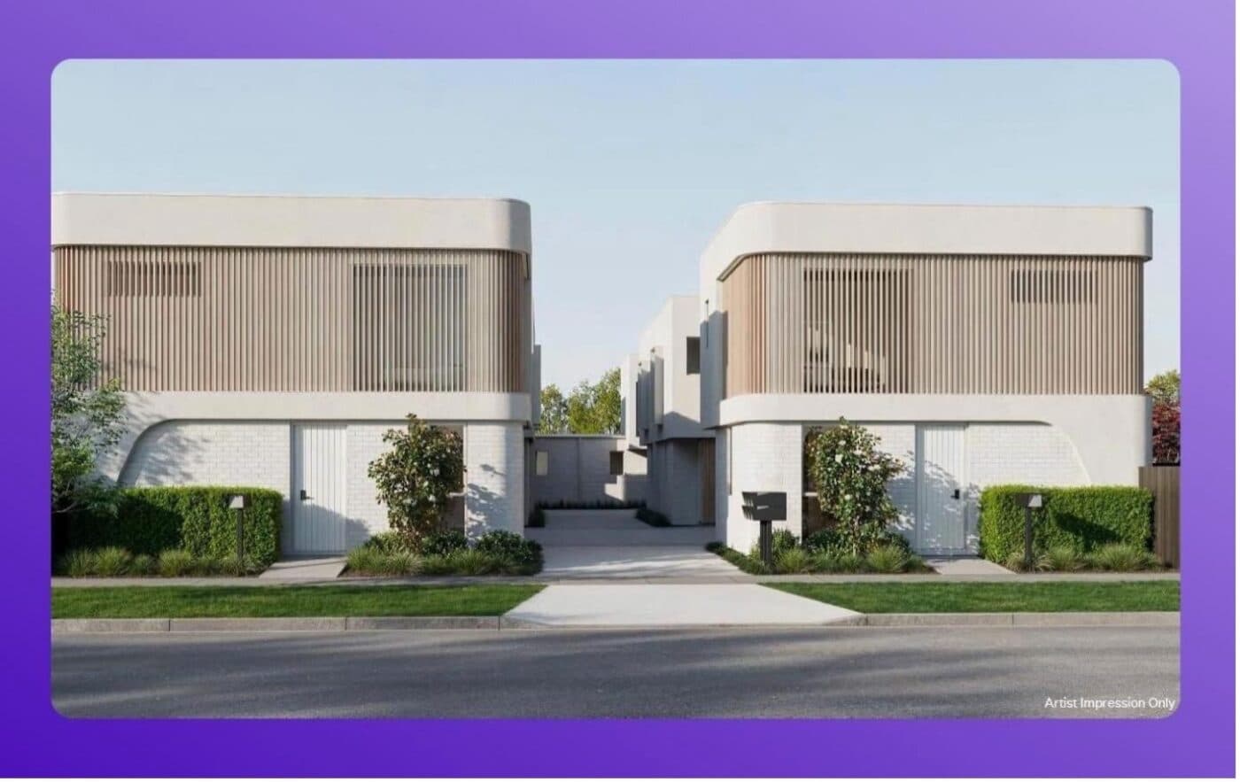 Townhouse development in Christchurch