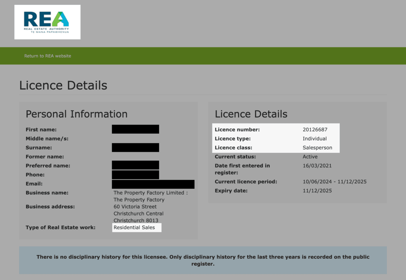 Image 1 REA Website