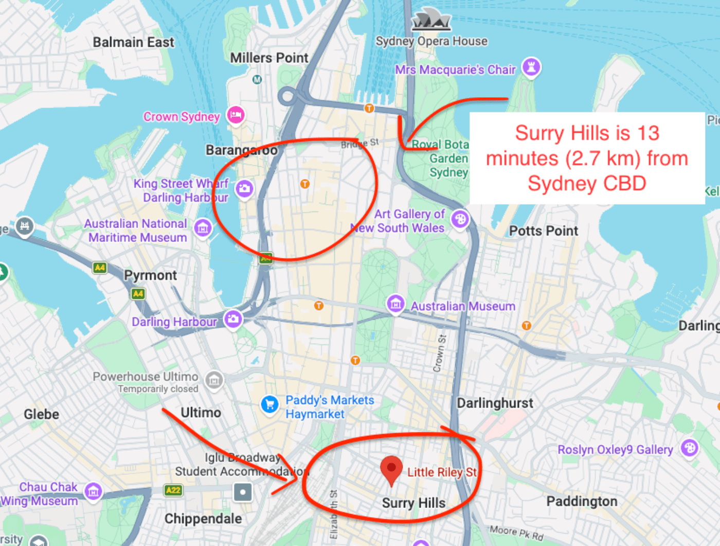 Sydney townhouses example